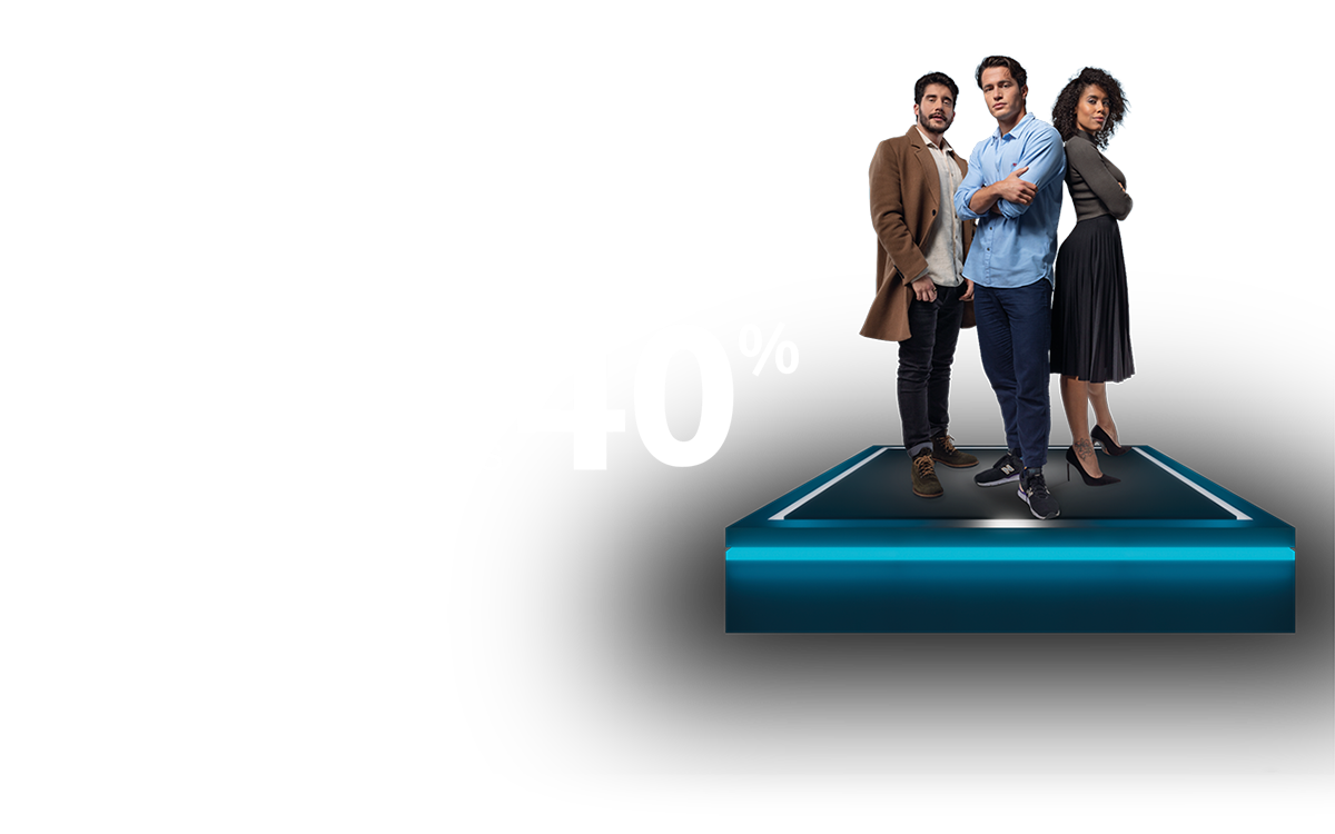 Welcome to 40%